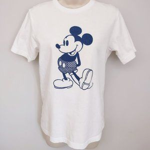 Disney x Uniqlo UT Unisex Retro Inspired Mickey Mouse White T-shirt